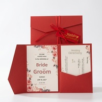 Cartes d'invitation de mariage personnalisées sur mesure, cartes de banquet imprimées avec logo d'entreprise, plusieurs options de couleurs élégantes, papier gaufré