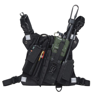 Arnés de pecho de nailon de gran venta para Baofeng, caja de almacenamiento duradera para radios bidireccionales TYT Ham, de dos vías, para uso en viajes - Product Image 1