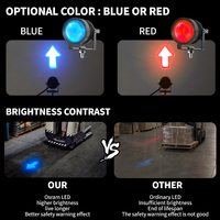 Lampe de sécurité LED étanche IP65 pour chariot élévateur, flèche bleue, 12V, étanche, pour entrepôt, rappel de sécurité piéton, personnalisable OEM