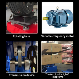 4-Tonnen-Fahrgestellfederung Abnormale Geräusch erkennung Fahrzeug Straßen test Simulations plattform Touchscreen - Product Image 4