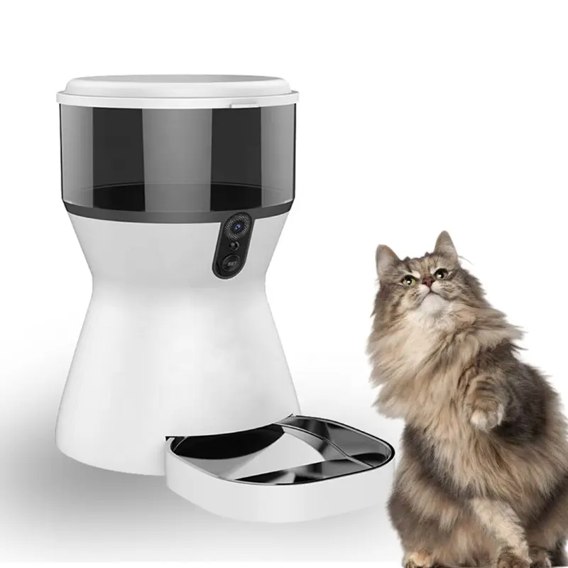 4L Pet Feeder Smart Automatic Smart Pet Feeder Microchip Tuya Dog Cat Smart Pet Feeder