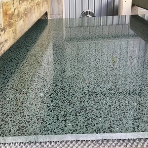 Bán Buôn Gạch Lát Đá Thạch Anh Terrazzo Màu Trắng Hồng Hỗn Hợp Cho Bàn Ăn Gạch Lát Sàn Và Mặt Sàn Nhà Bếp - Product Image 6