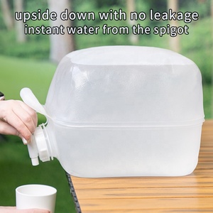 10L 50mm Ouverture De Qualité Alimentaire Ldpe <span class=keywords><strong>Pliable</strong></span> Conteneur D'eau Soulagement Fournitures Semi <span class=keywords><strong>Pliable</strong></span> Jerry Can Avec Robinet - Product Image 3