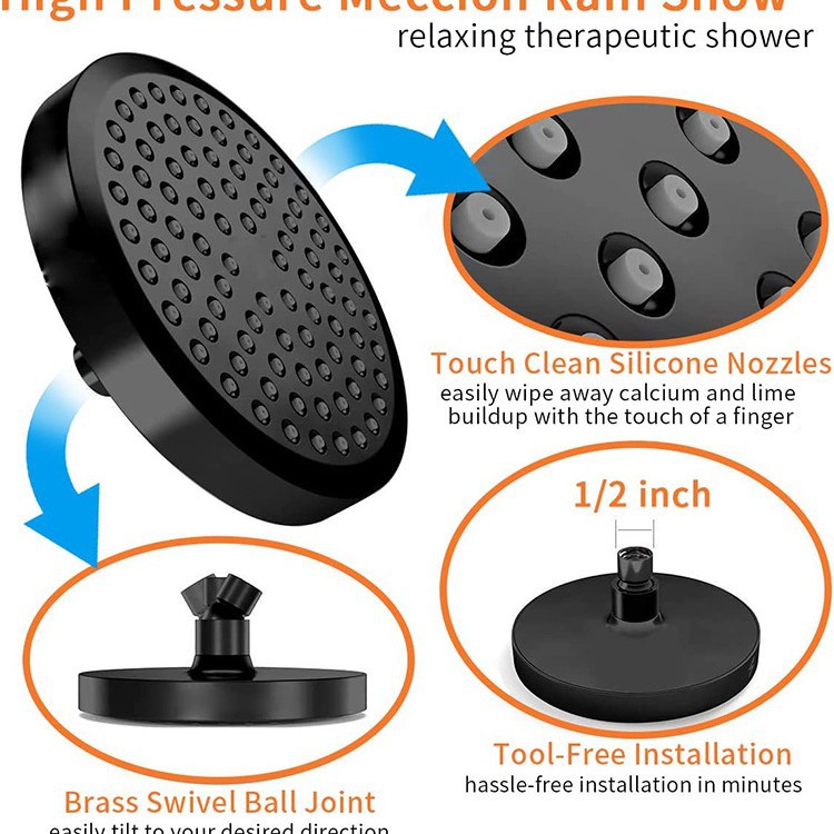 6inch black top nozzle