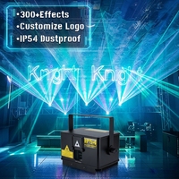 Laser de scène d'animation 2W 3W ILDA RGB DMX512 pour petite fête