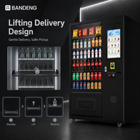 Máquina Expendedora Automática de Bebidas y Snacks BANDENG 6610Pro 22T, Diseñada para el Desarrollo de Programas de Venta Minorista, con Interfaz HD de 21 Puntos y 5 Pulgadas