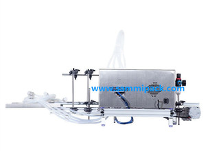 Máquina automática de llenado de líquido con 4 cabezales, máquina para hacer bebidas, zumo, <span class=keywords><strong>soda</strong></span>, cerveza, agua brillante - Product Image 6