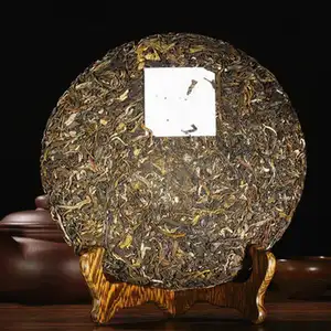 Yunnan Puer-Tee pu'erh schwarzer Tee Kuchen Ziegel gebräucht alter Teebeutel grün frisch rohes Teeblatt