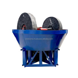 Usine fournisseur humide rouleau pan Mill pour le minerai d'argent plomb zinc fer cuivre or minerai broyage humide pan Mill - Product Image 6