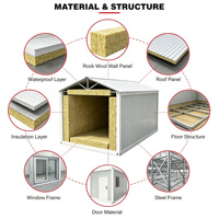 Maison de campement modulaire à construction rapide, conteneur préfabriqué, unités empilables à trois étages, assemblage rapide, acier galvanisé pour les camps de chantier