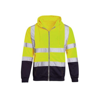 Sweat à capuche de haute qualité pour la course à pied Logo personnalisé sweats à capuche de sécurité réfléchissants à manches longues pour vêtements de sécurité réfléchissants - Product Image 3