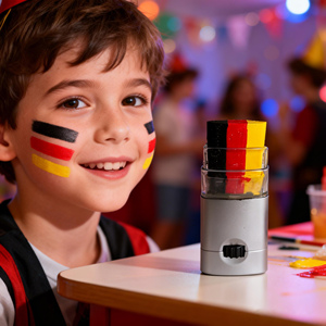 غير سامة الجلد ودية ألمانيا مشجعي كرة القدم رسم على الوجه - Product Image 3