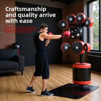 Cible de boxe combinée verticale en polyuréthane, sac de sable Sanda, cible de combat multi-usage, cible de frappe, équipement d'entraînement de fitness pour adultes