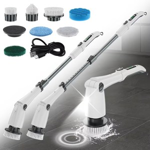 Brosse de nettoyage électrique Hongyi Wanxiang, rotation à 360 degrés avec plusieurs accessoires pour cuisine, salle de bain, sol, verre - Product Image 1