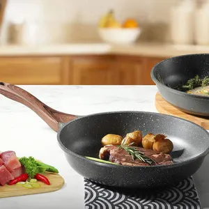 Dapur Kompor Memasak Telur Grill Cast Iron Skillet Non Stick Frying Pan