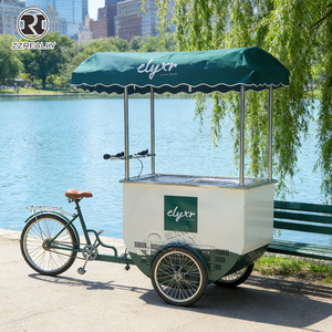 2026 Europe Standard Street Mobile Fast <strong>Food</strong> Kiosk Truck Stand Vending <strong>Rolled</strong> Ice Cream <strong>Cart</strong> With Freezer - Product Image 2