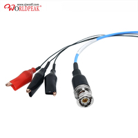 Cable de prueba triaxial coaxial TRX316 PL75-47 TRB macho a pinzas de cocodrilo para electrometro y fuente de medición 6514, 6487, 6517, 2635B