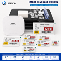 LEEKA Etiquetas de Precio Electrónicas WiFi con Pantalla E-Ink para Supermercados, Kit de Demostración ESL, Etiqueta de Precio Digital con Sistema en la Nube