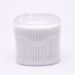200 unidades de hisopos de algodón médicos de clase I Renvita de alta calidad, 100% algodón puro, con doble punta y desinfección con ozono, para limpieza de oídos y nariz. - Product Image 2