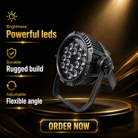 Projecteur LED RGBW 4-en-1 de haute qualité, étanche IP65, DMX512, pour scène, DJ, discothèque, bar, fête, concert