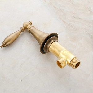 Vòi Chậu Rửa Phòng Tắm <span class=keywords><strong>3</strong></span> Lỗ, Vòi Chậu Rửa Phòng Tắm Mạ Crôm Bằng Đồng Thau 2 Tay Cầm, Vòi Phòng Tắm 8-16 Inch Phổ Biến - Product Image 4