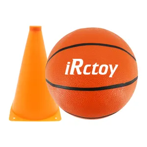 Atacado cones de basquete-Flytec brilha o led conjunto de treinamento com cones de treinamento, basquete, esportes, ao ar livre, logotipo personalizado, brilha no escuro, borracha