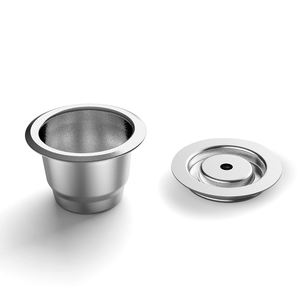 네스프레소-s 기계와 호환되는 재사용 가능한 뚜껑이 있는 스테인리스 스틸 재사용 캡슐 리필 가능한 크레마커피 캡슐 포드 - Product Image 4