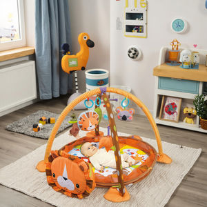 <span class=keywords><strong>3</strong></span> Trong 1 Sư Tử Thân Thiện Với Môi Bông Gấp Bé Mềm Đồ Chơi Chơi Phòng Tập Thể Dục Đồ Chơi Mat Với Bên Và 30 Quả Bóng - Product Image 3