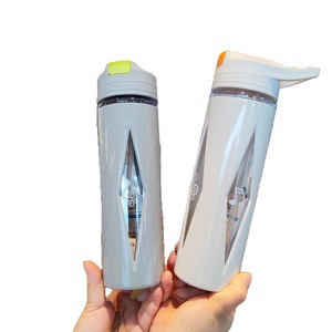 Portable Double Layer Plastic Water Cup 580ml With Straw For Students And Adults Back To School Use - Product Image 5
