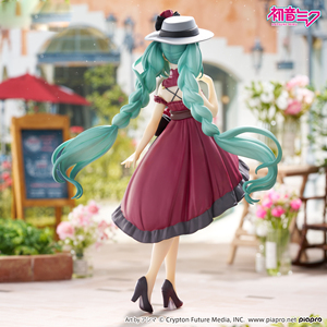 Figura Coleccionable Original de Anime Waifu, Serie Miku Trio Try IT, Versión Vestido Rojo, PVC ABS Auténtico, en Caja Original, Venta al Por Mayor - Product Image 4