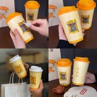 Gobelet en papier à double paroi rotatif personnalisé, vente en gros directe d'usine, gobelet à café jetable, logo personnalisé et plusieurs tailles disponibles