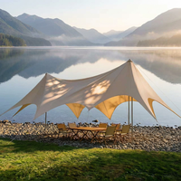 Tente de camping et de pique-nique moderne, portable, Oxford, quatre saisons, double couche, abri solaire extérieur