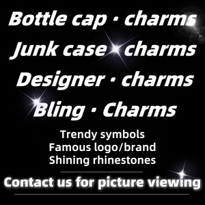 Đúng Thương Hiệu Nổi Tiếng Logo Thiết Kế Charms Điện Thoại Rác Trường Hợp Charms Tự Làm Trang Trí Phụ Kiện Sang Trọng Hợp Thời Trang Biểu Tượng Charms 0387 - Product Image 2
