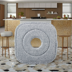Tête de balai plat en microfibre, tête de rechange compatible avec <span class=keywords><strong>Vileda</strong></span>, en mousse PVA non tissée, tête de balai plat en coton, recharge de qualité BYJ103 - Product Image 5