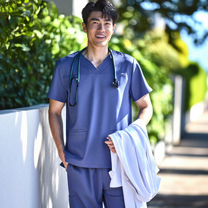 Uniforme d'hôpital BESTIN pour hommes et femmes, durable, doux, tenue de travail pour infirmières, ensemble de blouses médicales pour anesthésistes - Product Image 3