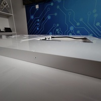Cubierta trasera plana de señalización digital Lcd ultrafina de gama de colores de 43 55 pulgadas unida a la pantalla Lcd comercial de pared