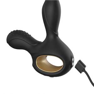 Beheizter Silikon vibrator Fernbedienung Butt Plug Prostata-Massage gerät G-Punkt Vibrator 5 Geschwindigkeiten Anal rotierend - Product Image 3
