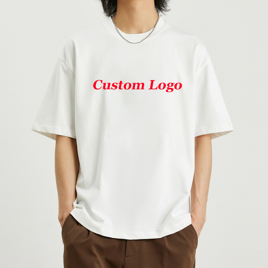 ★muahmuah★ HALF OPEN LOGO HALF T-SHIRT WHITE SLIM FIT REGULAR HALF T-SHIRT [WHITE] - muahmuah | 60