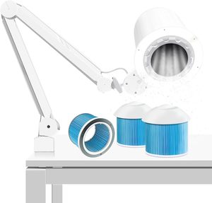 4 Blanc's 2-in-1 Manicure Tables High-Power Strong Suction Nail Vacuum Cleaner Shadowless Lamp Dust Collector for Beauty Salons - Product Image 2