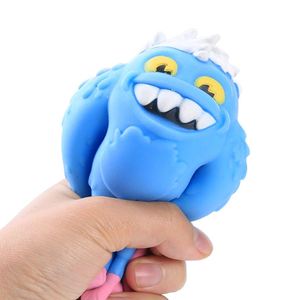 Creative Monster Snow Novelty Squeeze Toy Fun Fidget Stretchy TPR Soft Rubber Sand Certified Stress Relief Toy 14cm JINFENG <b>Boys</b> - Product Image 3