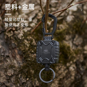 Mosquetón Telescópico Magnético Yuantoose, con Capacidad de Carga de 2 kg, Forma de Calabaza Negra, Accesorio para Senderismo y Camping - Product Image 4