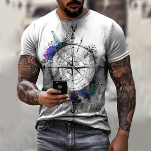 T-<span class=keywords><strong>shirt</strong></span> all'ingrosso di nuova moda, personalizzata con il cantante <span class=keywords><strong>Tupac</strong></span>, stile hip hop, a maniche corte, in poliestere, stampa 3D. - Product Image 2