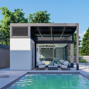 Véranda intelligente moderne en alliage d'aluminium <span class=keywords><strong>pour</strong></span> <span class=keywords><strong>serre</strong></span> personnalisée Triple verre trempé feuilleté <span class=keywords><strong>pour</strong></span> villa <span class=keywords><strong>Balcon</strong></span> Patio <span class=keywords><strong>Terrasse</strong></span> - Product Image 6