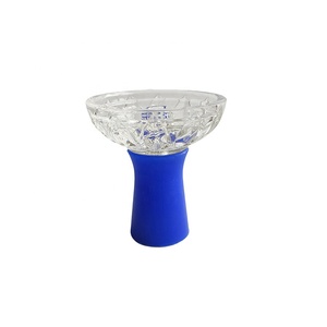 Bol à chicha transparent en cristal, tête de bol à chicha en cristal pour <span class=keywords><strong>tabac</strong></span>, accessoires pour chicha - Product Image 1
