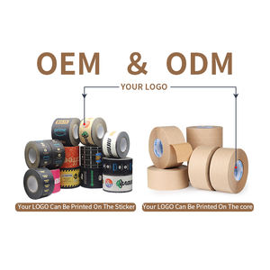 Ruban adhésif acrylique simple face de couleur personnalisée auto-application ruban d'épissure en papier kraft imperméable résistant <span class=keywords><strong>à</strong></span> la chaleur pour sceller les cartons - Product Image 2