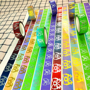 Álbum de recortes impreso personalizado, <span class=keywords><strong>papel</strong></span> de aluminio holográfico kawaii, artículos de papelería - Product Image 3