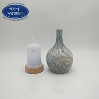 Diffuseur de lampe aromatique de luxe USB 400ml verre écologique sans eau pour la maison et l'hôtel Installation portable rechargeable
