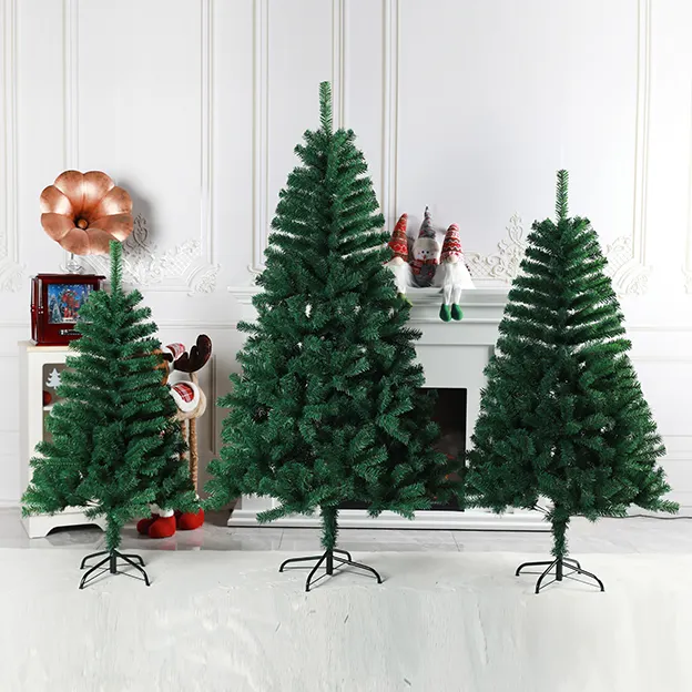 PE 및 PVC 혼합 눈 효과 인공 백색 LED 크리스마스 트리 조명 Arbol de Navidad 크리스마스 장식