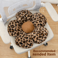 Coussin lombaire en peluche pour bébé, imprimé léopard, coussin de siège pour canapé-lit ou fenêtre, coussin décoratif style Ins
