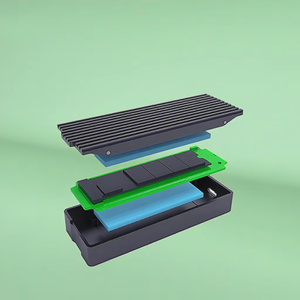 Transfert <span class=keywords><strong>rapide</strong></span> 40Gbps Clé M & B Type C USB4.0 Boîtier de disque dur <span class=keywords><strong>externe</strong></span> Boîtier <span class=keywords><strong>SSD</strong></span> en aluminium pour M.2 NVME Fastest NVME M.2 USB 4.0 - Product Image 3